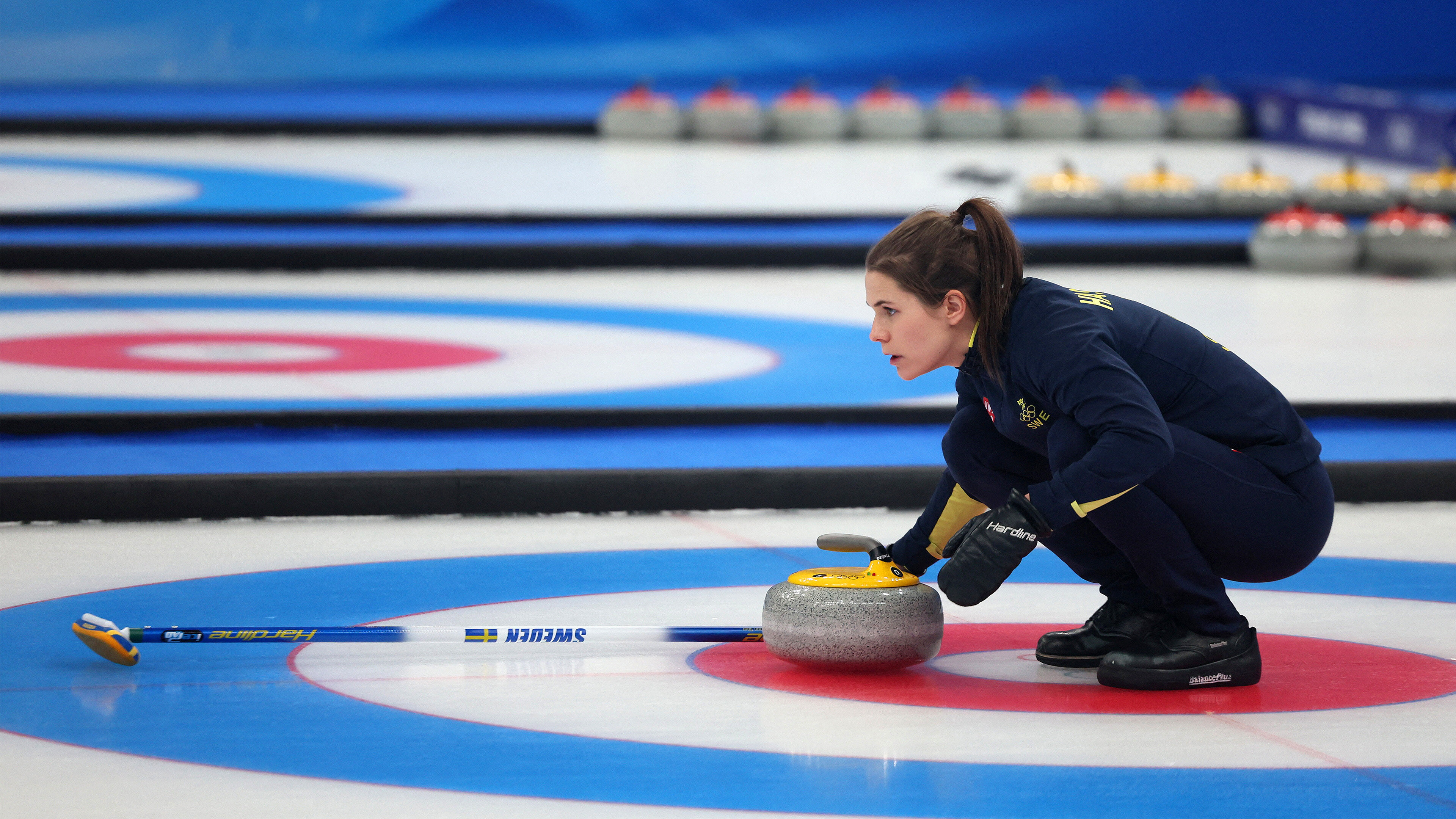 Curling: Italien - Sverige